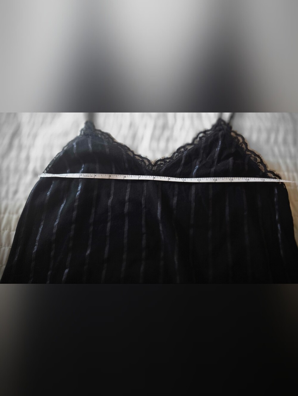 Victoria's Secret Black & Silver Striped Pajama Set Cami Top & Sleep Shorts - Picture 12 of 16